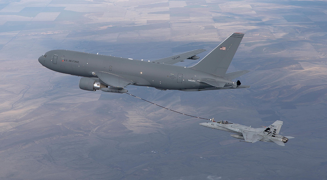 Boeing, U.S. Air Force complete KC-46 Tanker refueling flight
